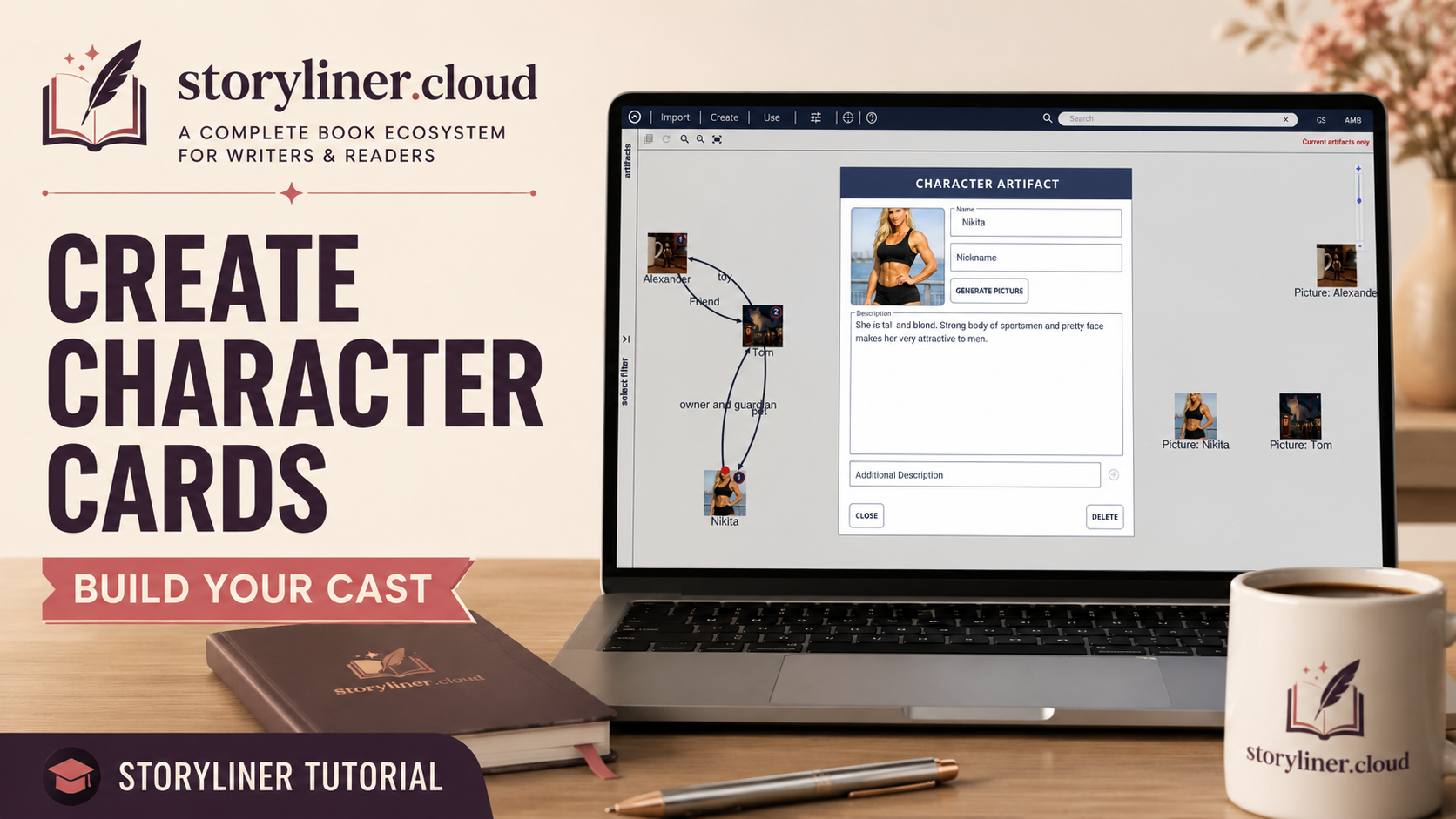 Create character cards