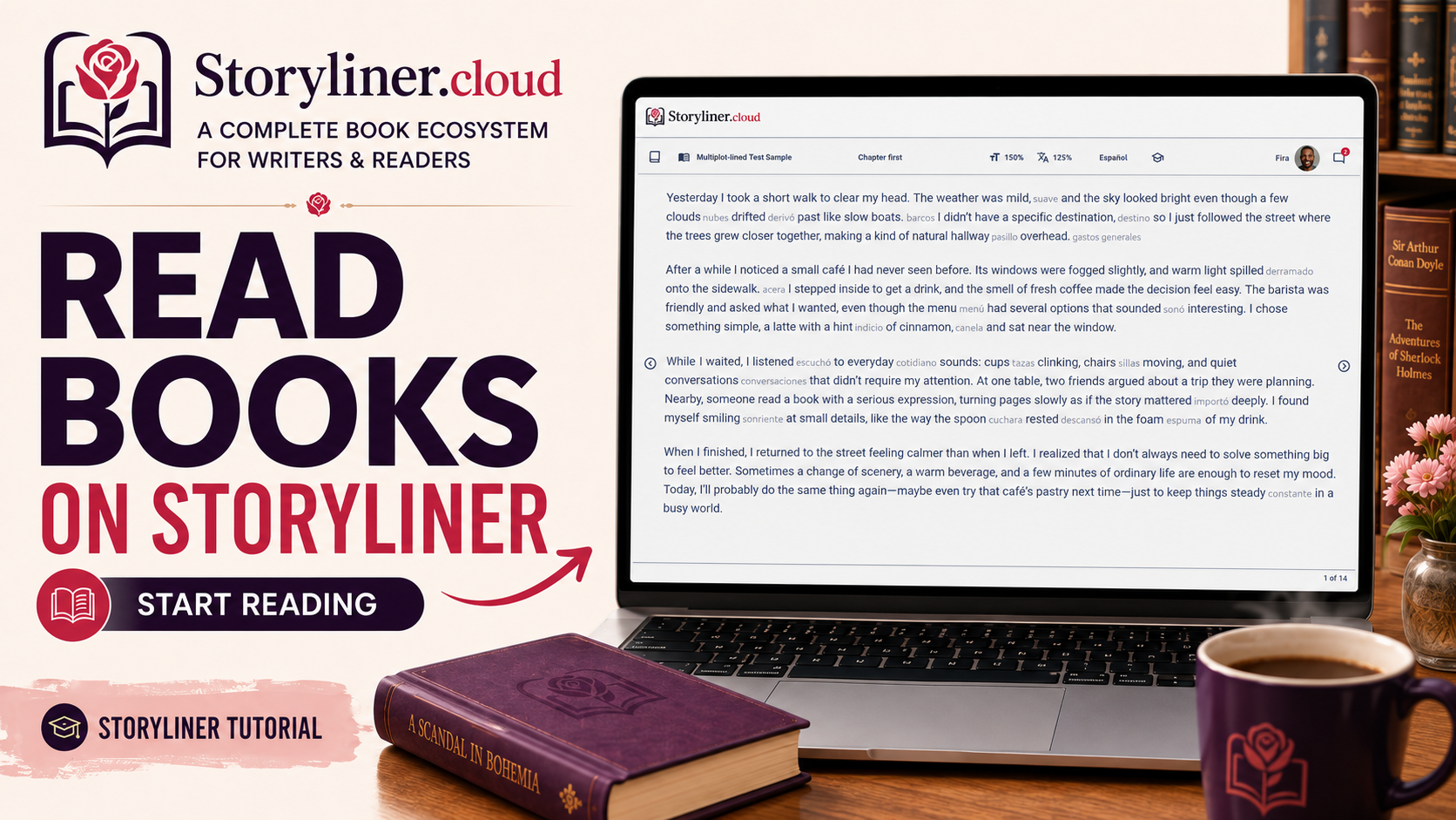 Read and explore a Storyliner book
