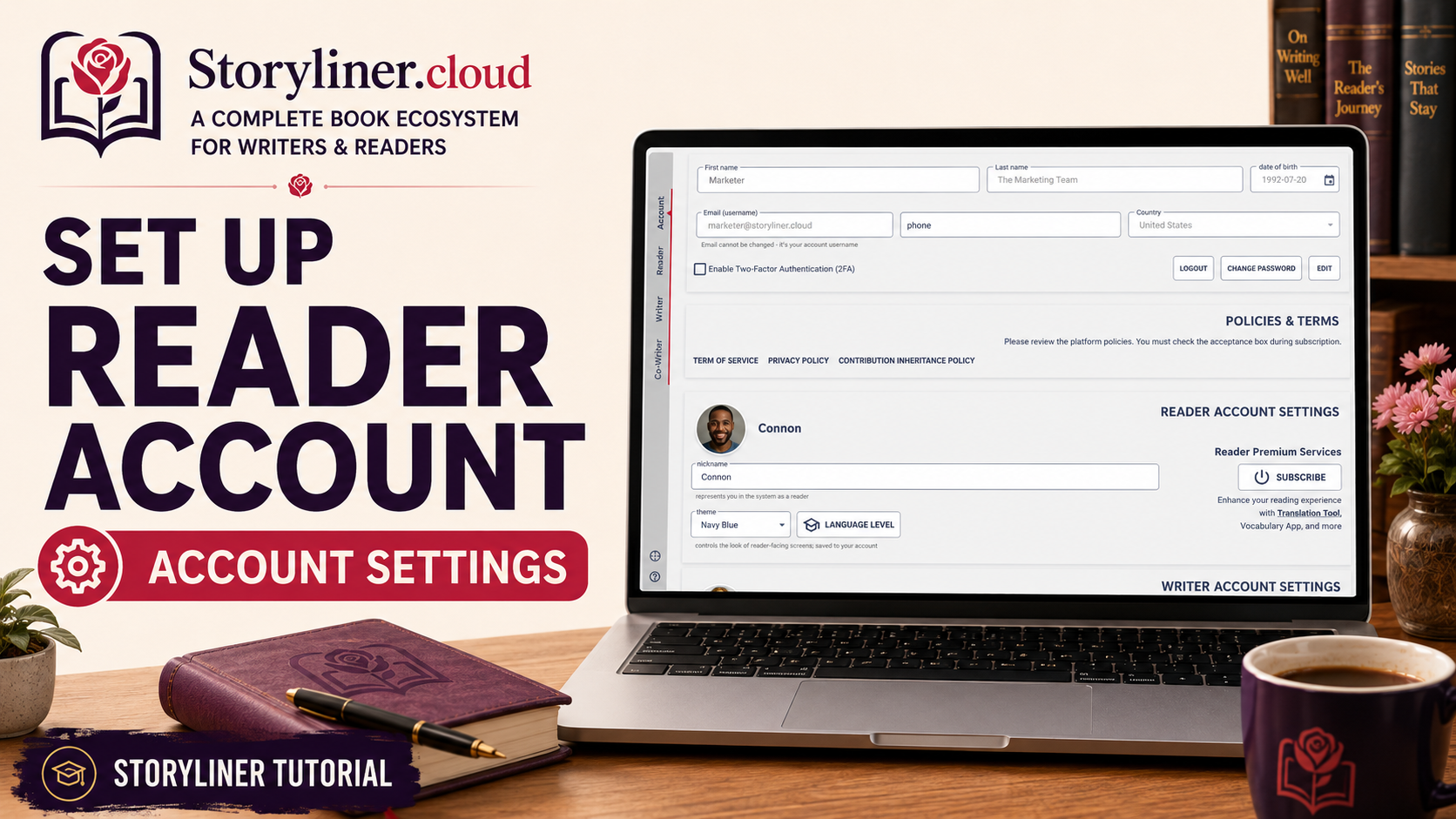Set up your reader account